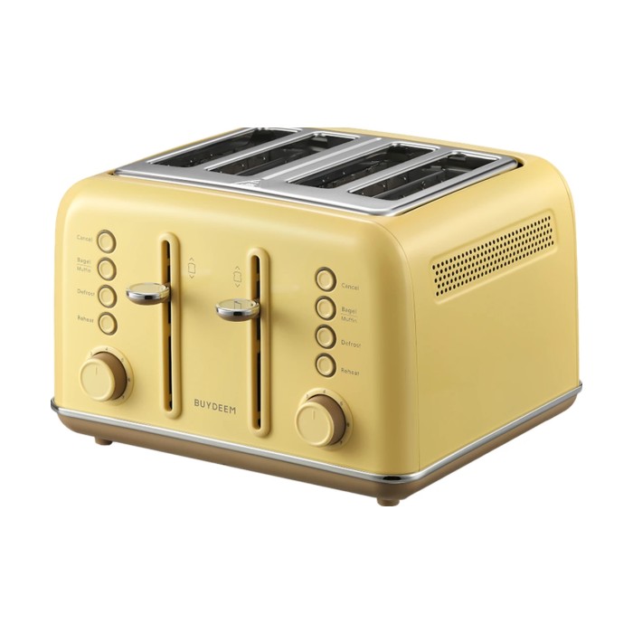 BUYDEEM 4 Slice Toaster model DT640E color Mellow Yellow EU