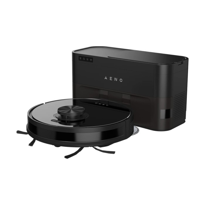 Robot Cleaner w/Dust Collector black 2in1 and dust tank 4000pa 3200mAh battery