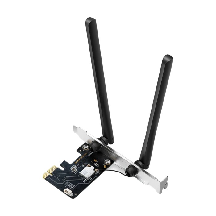 Mercusys MA86XE AXE5400 Tri-Band Wi-Fi 6E Bluetooth PCI Express Adapter 2402 Mbps at 6 GHz