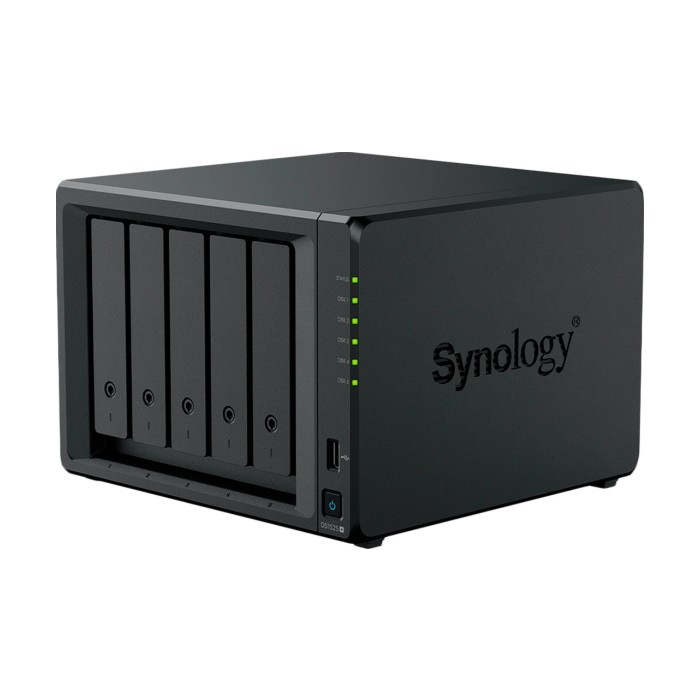 Synology DiskStation DS1525+ Tower 5-Bays 3.5'' SATA HDD/SSD 2 x M.2 2280 NVMe SSD slot