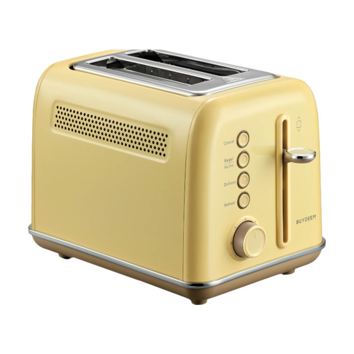 BUYDEEM 2 Slice Toaster model DT620E color Mellow Yellow EU