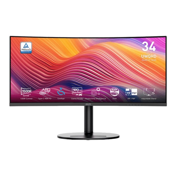 Monitor 34 MSI MODERN MP342CQP 120Hz UWQHD VA