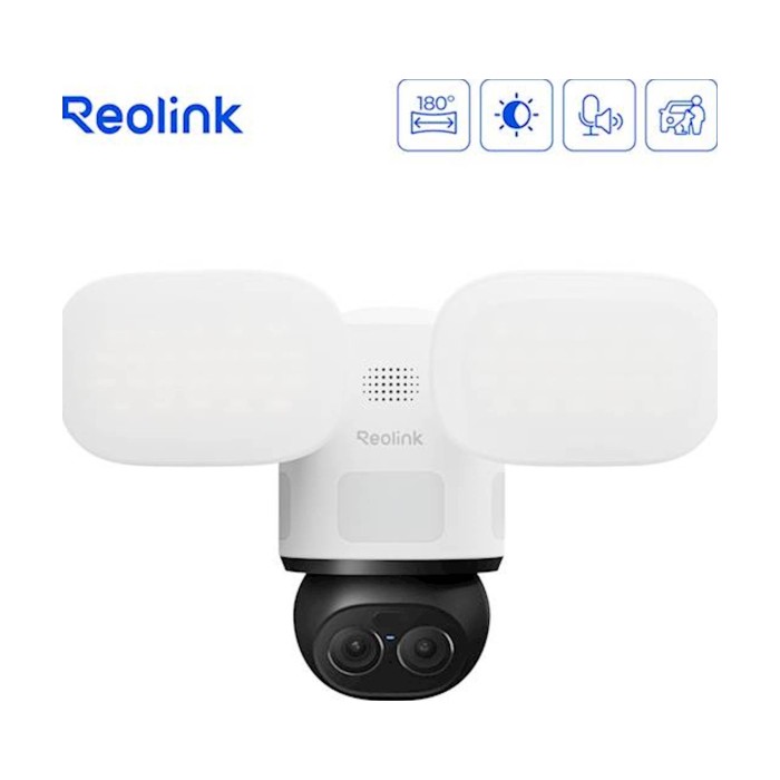 Reolink Ip Kamera TrackFlex Floodlight F850W, 8MP, 4K, 3000 lumena reflektori 30M IR, 6x zoom, Ai