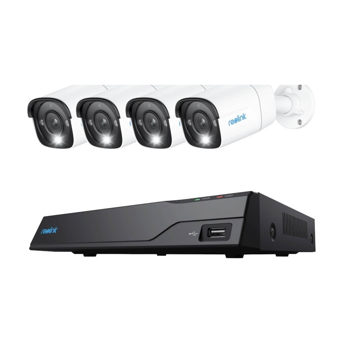 Reolink NVR snimač NVS8-12MB4 4K, 12MP, 8 kanalni NVR, 2TB HDD, 4x kamera POE