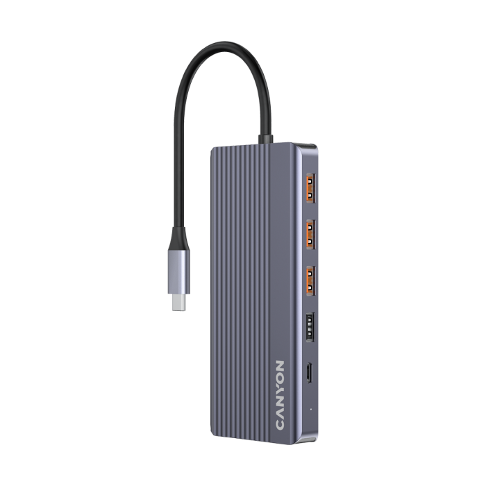 CANYON hub DS-16 13in1 4k USB-C Grey