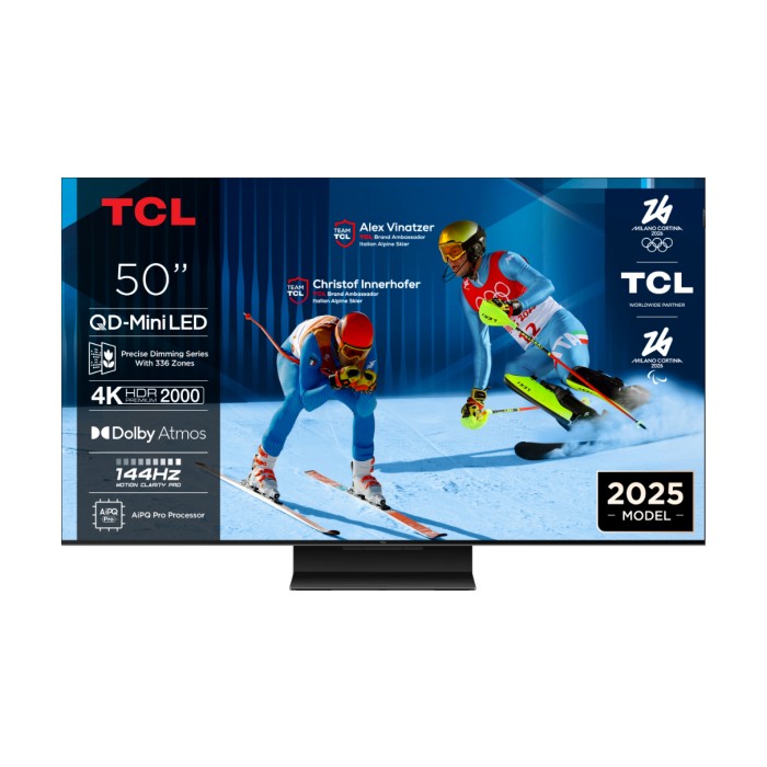 TCL Televizor Smart Premium QD-Mini LED 4K UltraHD 50",Google TV - 50C7K
