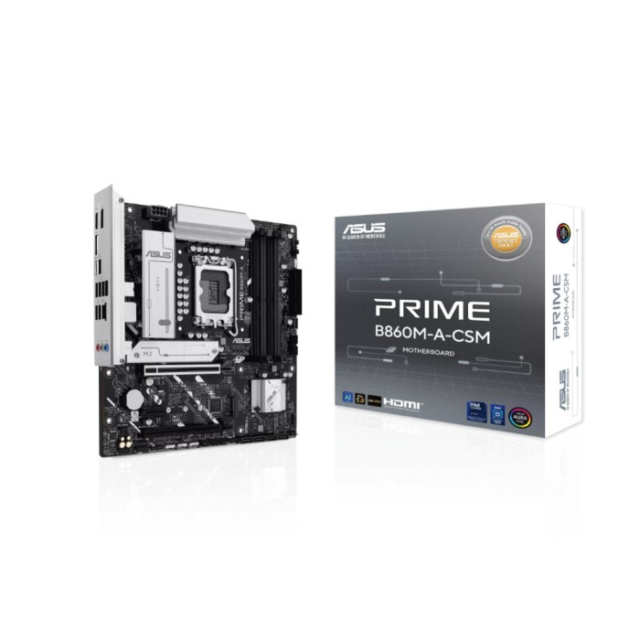 ASUS MB Prime B860M-A-CSM LGA 1851, 4x DDR5, 2xDP,2xM.2 1x HDMI, 1x Type-C, 8x USB, mATX