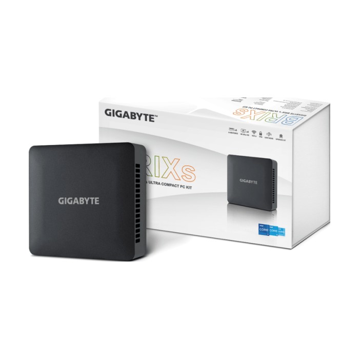 Gigabyte Brix GB-BRI5H-1335i5-1335U, 4x 4k module2.5G LAN + Wi-Fi 6 module