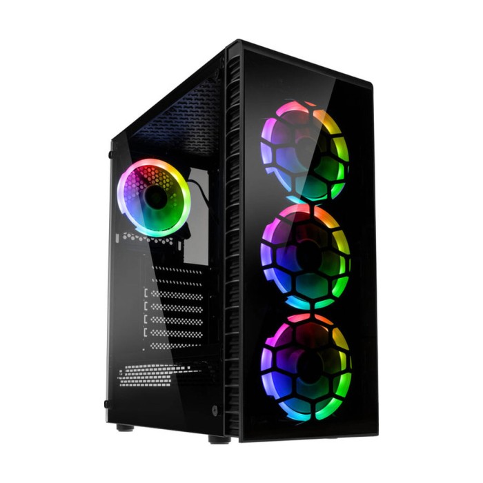 Kolink Observatory Lite ARGB ATX, Mid-tower, TG, 4x120mm ARGB Fans, RGB Controller