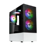 Kolink Observatory MX Mesh ARGB, Mid-tower, ATX 5x ARGB Fans, Black/White