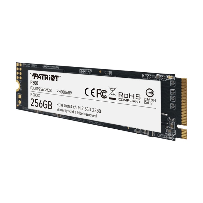 Patriot SSD 256GB M.2;P300 M.2 PCIe Gen 3 x4up to R/W : 1700/1100MB/s