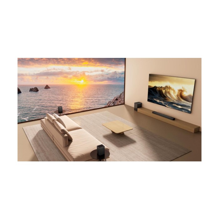 TCL Soundbar Q85H PRO;Wireless SW+STL DTS:X 7.1.4 Ch;Dolby Atmos 860W 96dB AI sonic crna