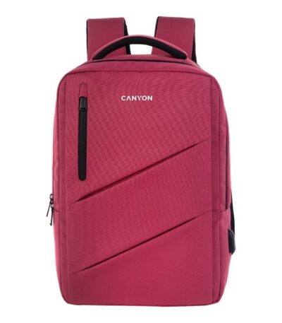 CANYON backpack BPE-5 Urban USB 15.6'' Red