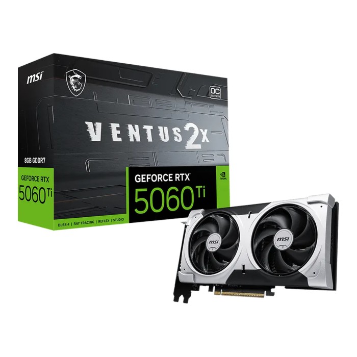 VGA MSI RTX 5060Ti 8G VENTUS 2X OC PLUS