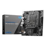 MSI PRO H610M-E DDR4 Micro-ATX Socket 1700 Dual Channel DDR4 3200OCMHz 1x PCIe x16 slots