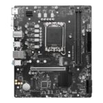 MSI PRO H610M-E DDR4 Micro-ATX Socket 1700 Dual Channel DDR4 3200OCMHz 1x PCIe x16 slots