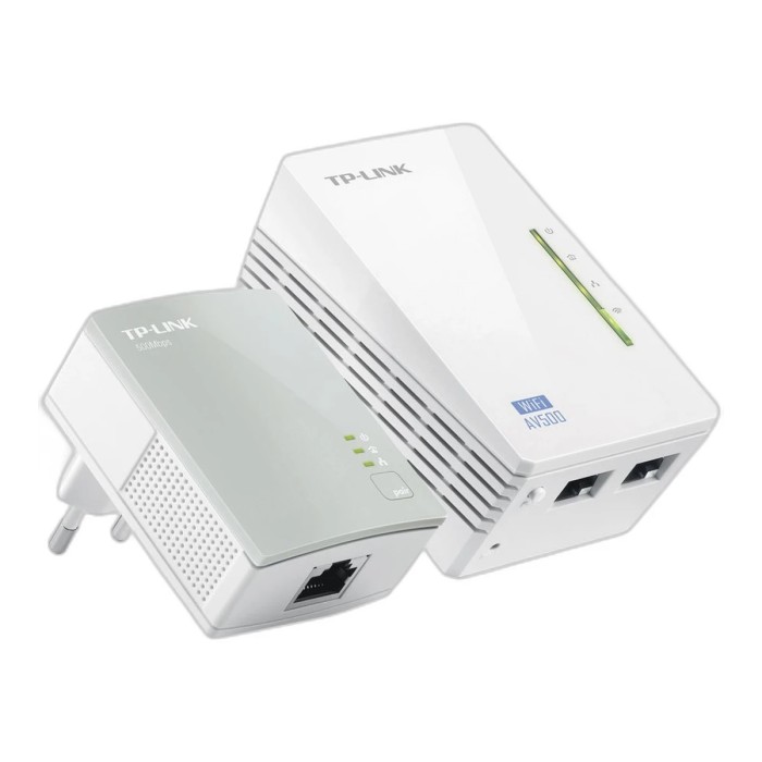 TP-Link TL-WPA4220 KIT AV600 Powerline Wi-FI KIT300Mbps at 2.4GHz802.11b/g/n 600Mbps PowerlineHomePlug AV2 Fast PortsPlug and TP-Link TL-WPA4220 KIT AV600 Powerline Wi-FI KIT300Mbps at 2.4GHz802.11b/g/n 600Mbps PowerlineHomePlug AV2 Fast PortsPlug and