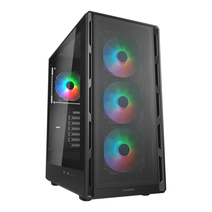 COUGAR AIRFACE PURE RGB PC Case Mid Tower Black
