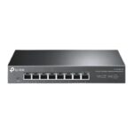 8-port Desktop 2.5G Unmanaged switch 8 100/1G/2.5G RJ-45 ports Fanless design 12V/1.5A DC power supply.