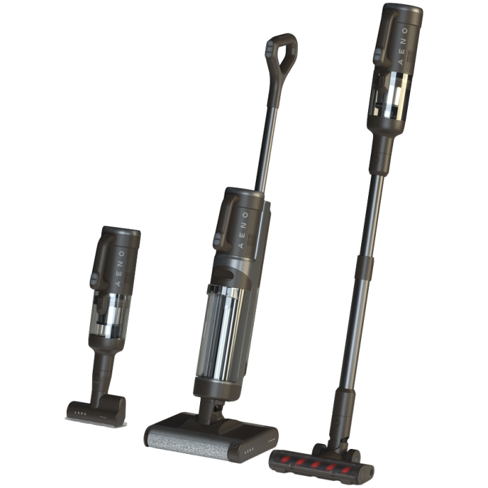 Aeno Cordless Transformer Vacuum Cleaner Wet and Dry cleaning 200W 4000mAh; 14kPa; 216V 2 rollers