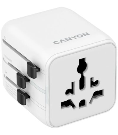 CANYON Travel Adapter OnTour One EU/UK/US/AUS White