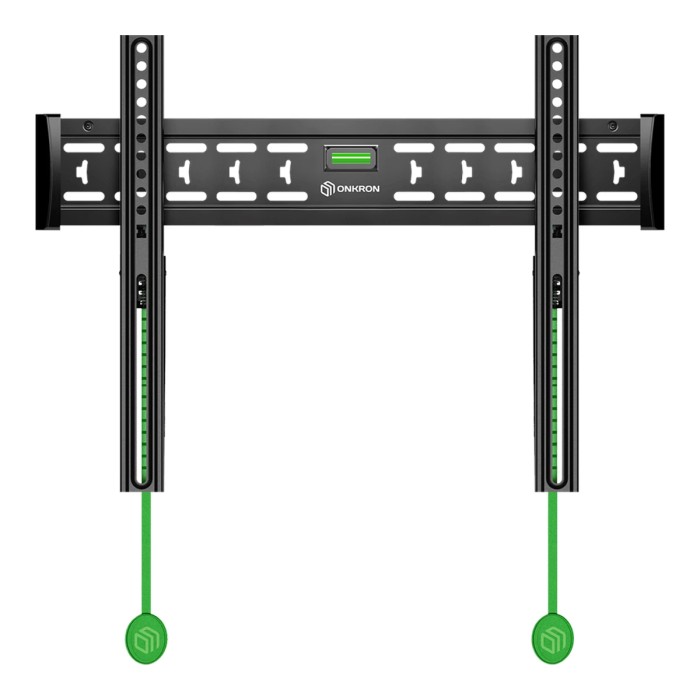 ONKRON Fixed TV Wall Mount for 43 to 85-inch Flat Panel TVs Digital Panels 682