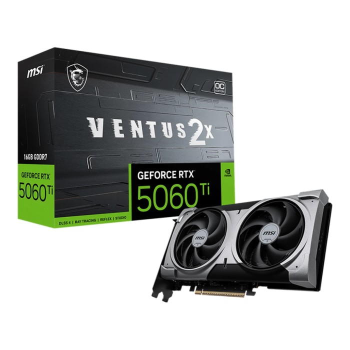 MSI Ventus GeForce RTX 5060 Ti 16GB GDDR7 PCI Express 5.0 x 16 use x8